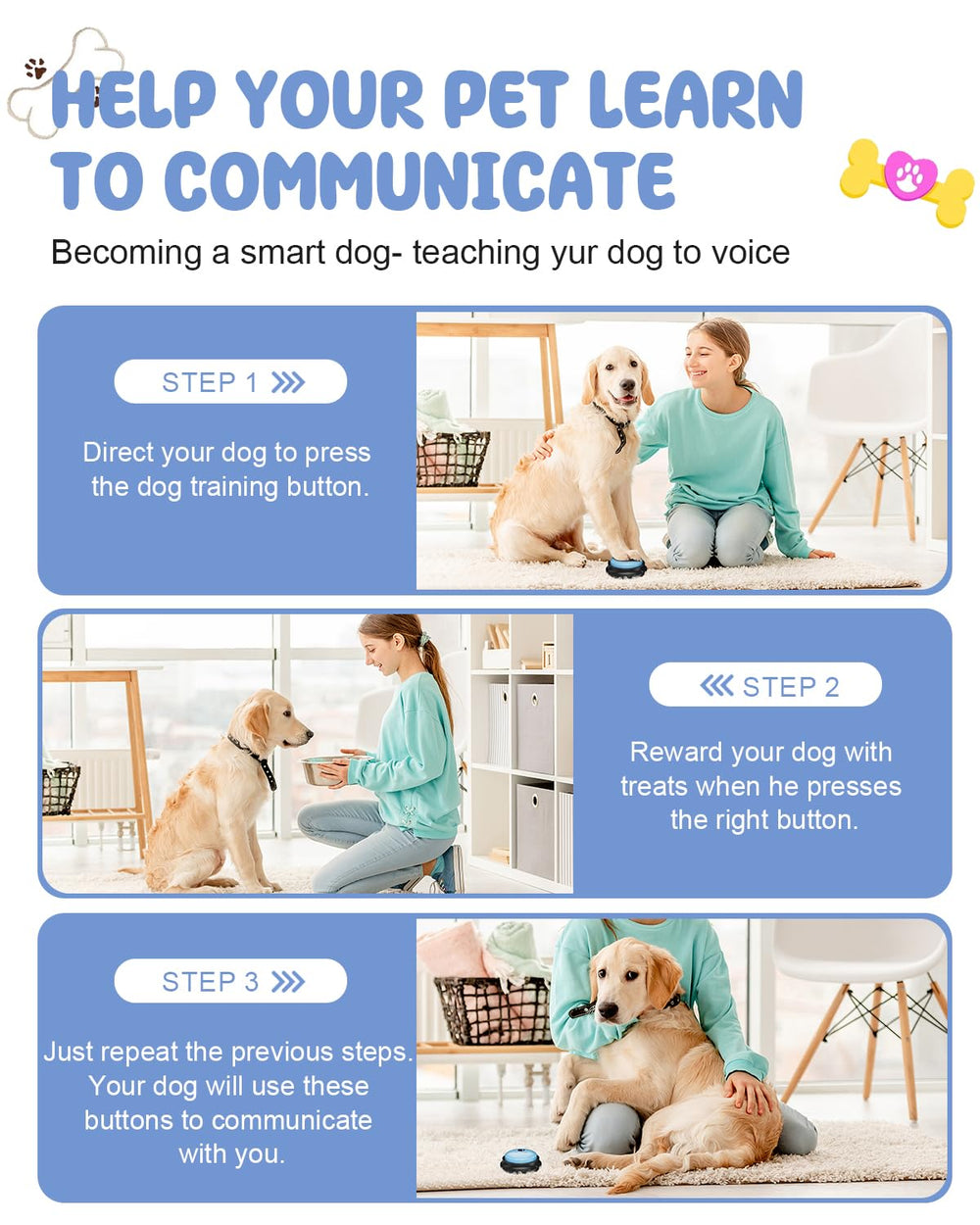 Pegatinas 48 escenas para ampliar interacciones con tu mascota.