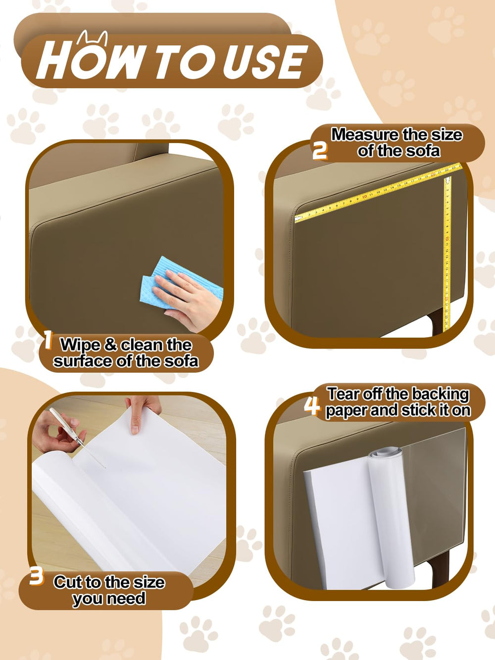 Acostop protector cortable para ajustar al tamaño deseado