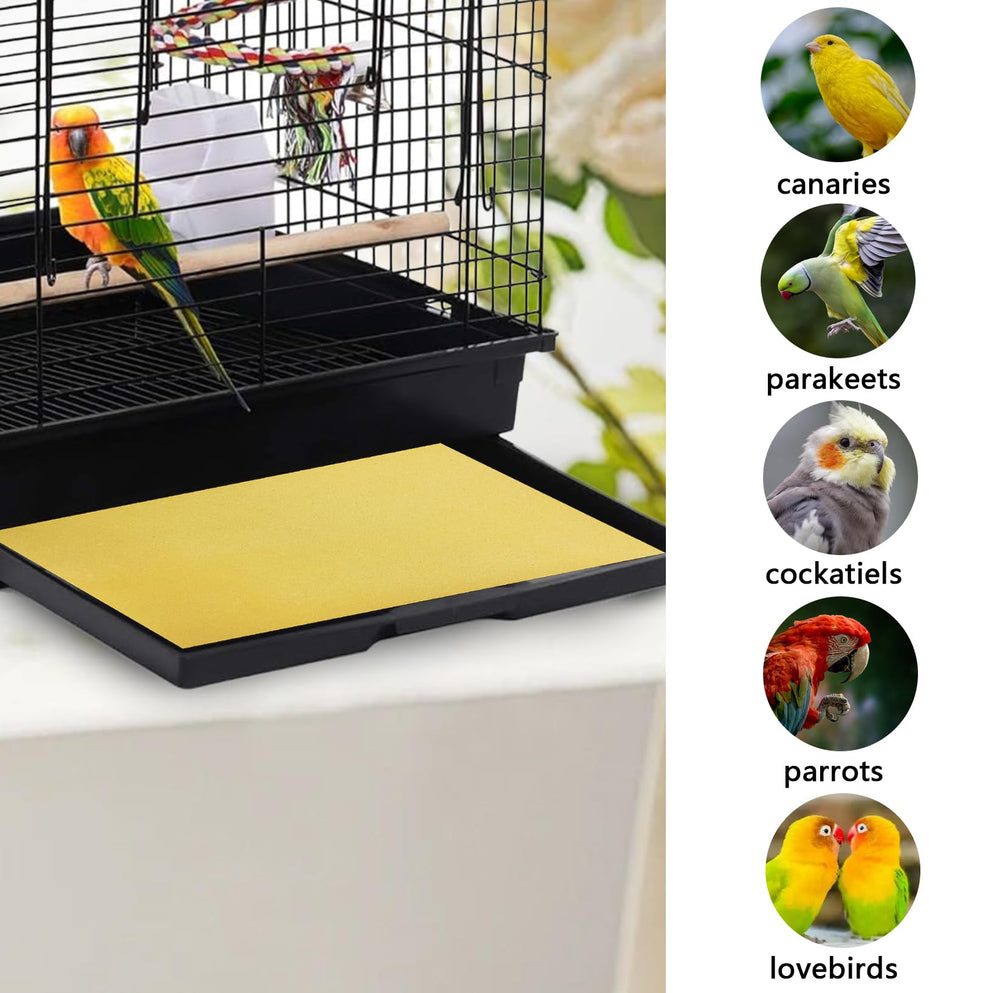 Uso diario en jaula de aves para mantener un entorno ordenado.
