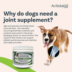 Actistatin con glucosamina y condroitina, ingredientes clave para articulaciones sanas.