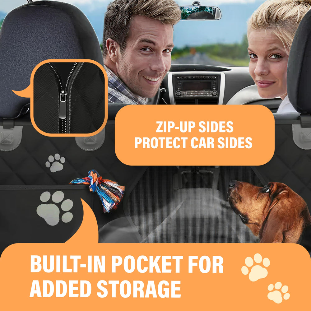 Active Pets anclajes resistentes mantienen el protector firmemente en su lugar.