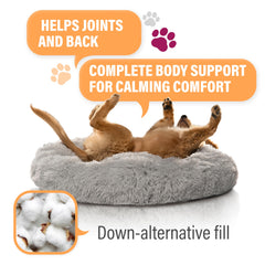 Active Pets cama dona con borde elevado para soporte de cabeza