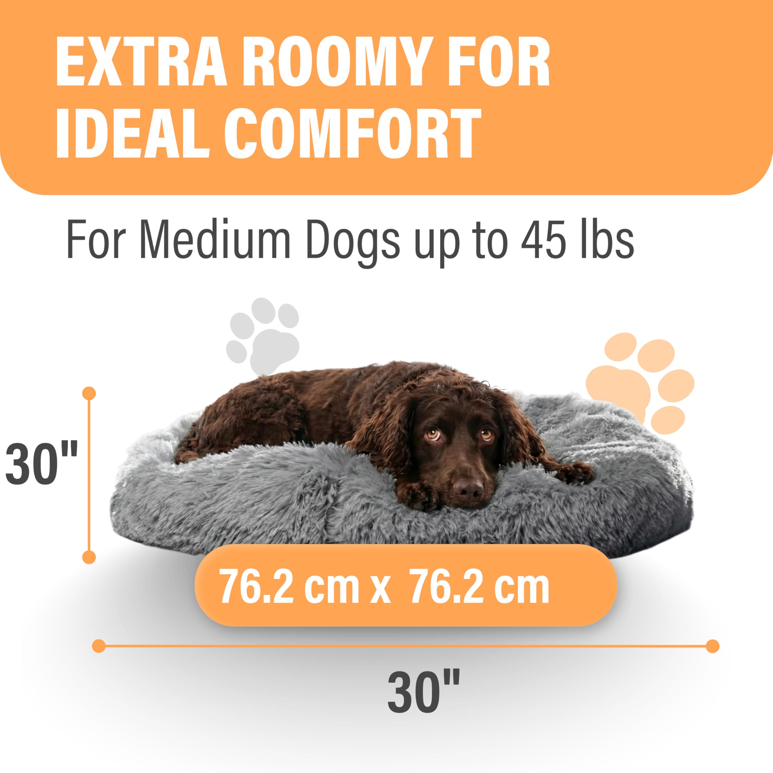 Active Pets cama mediana muestra tamaños 36x36, 30x30 y 23x23