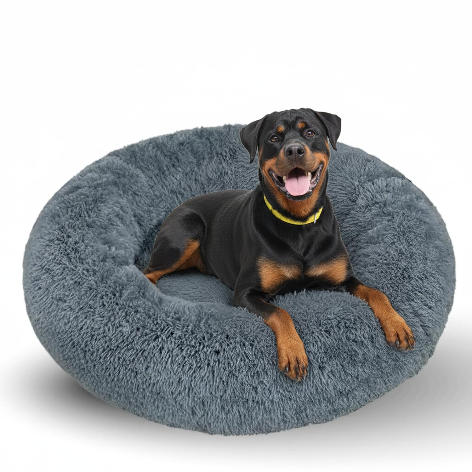 Active Pets cama para perro XL en gris oscuro para descanso cómodo.