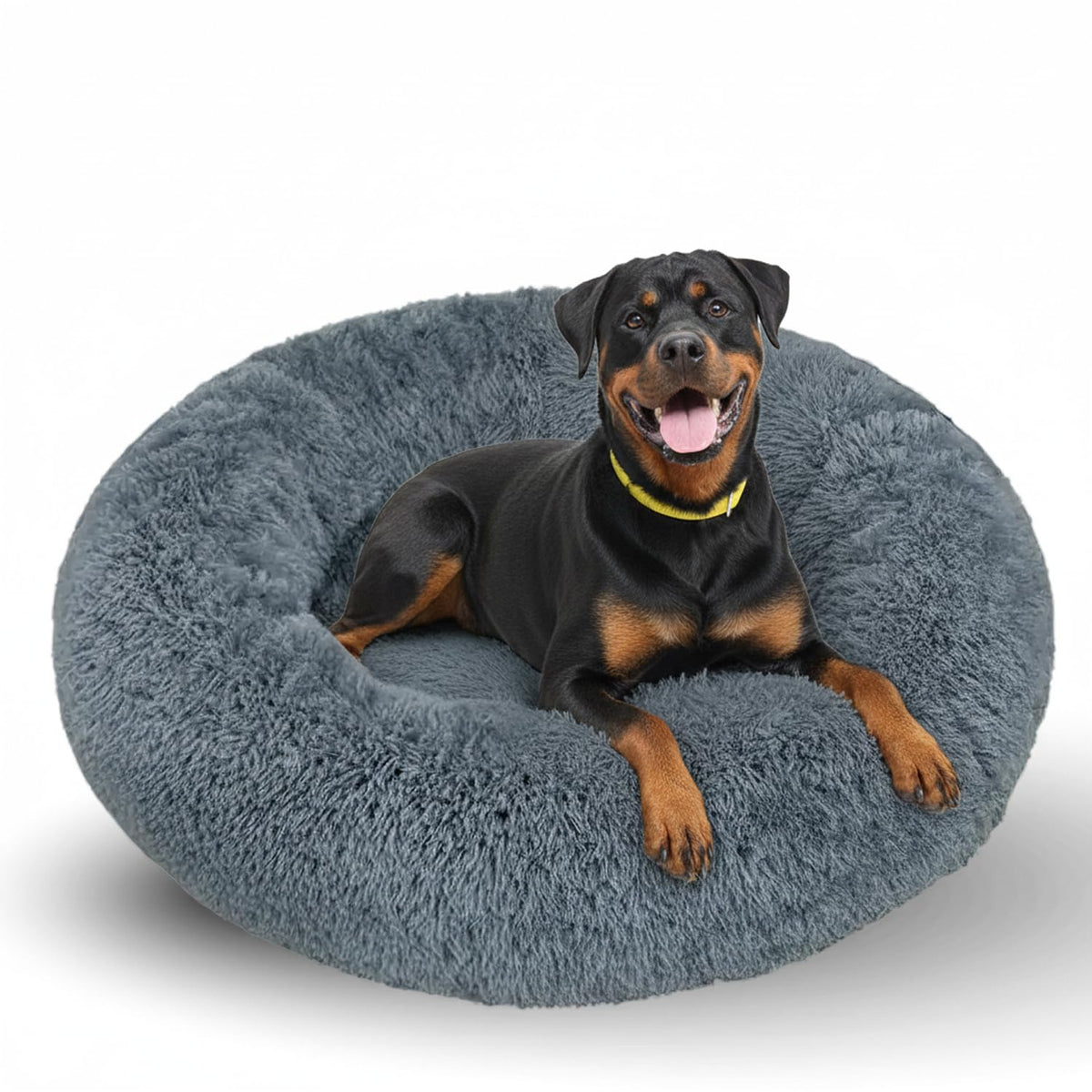 Active Pets cama para perro XL en gris oscuro para descanso cómodo.