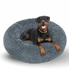 Active Pets cama para perro XL en gris oscuro para descanso cómodo.