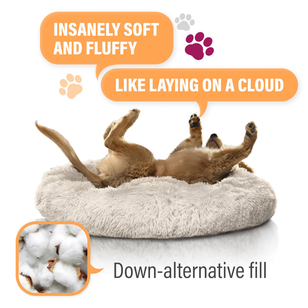 Active Pets Cama Redonda con base antideslizante para dormir estable