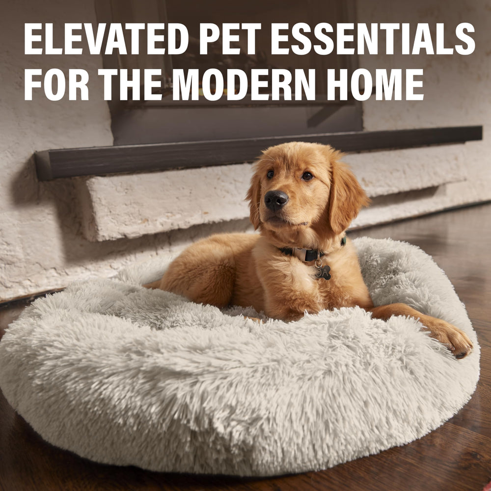 Active Pets Cama Redonda diseño elegante en beige o gris para el hogar