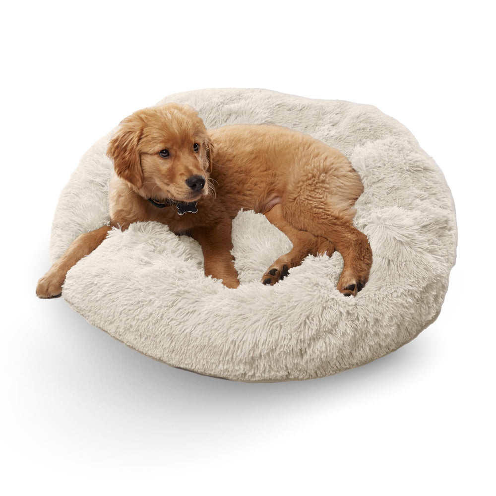 Active Pets Cama Redonda Premium para perros pequeños: ideal para dormir cómodo hasta 45 lb