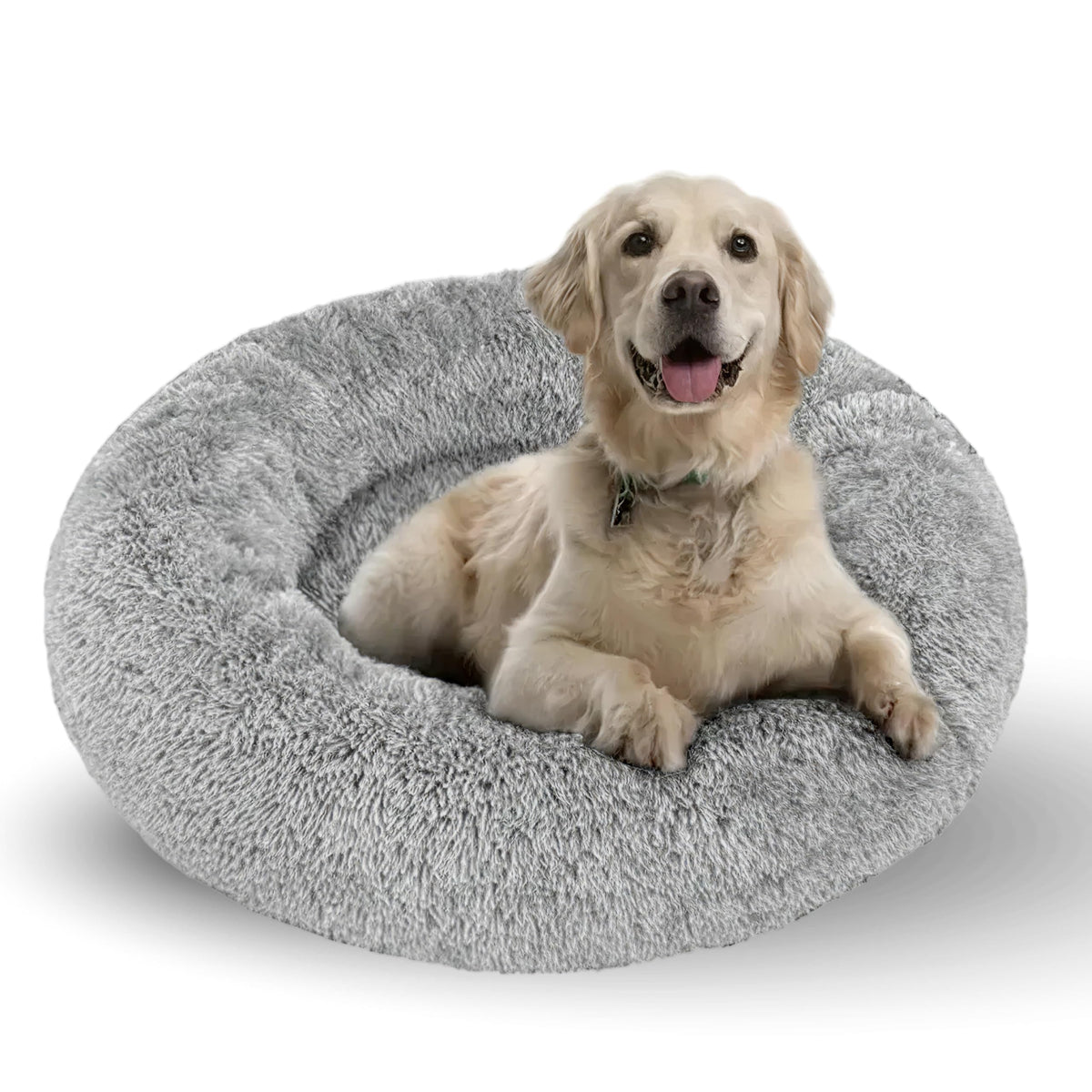Active Pets cama rosquilla calma para perros, promueve descanso suave y reconfortante