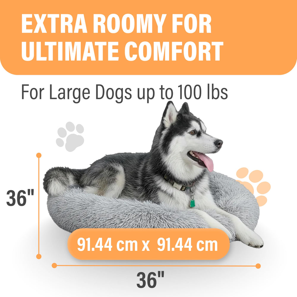 Active Pets cama rosquilla funda desmontable y lavable para limpieza sencilla
