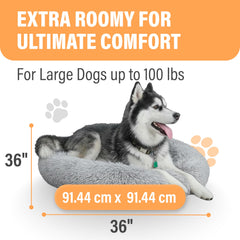 Active Pets cama rosquilla funda desmontable y lavable para limpieza sencilla
