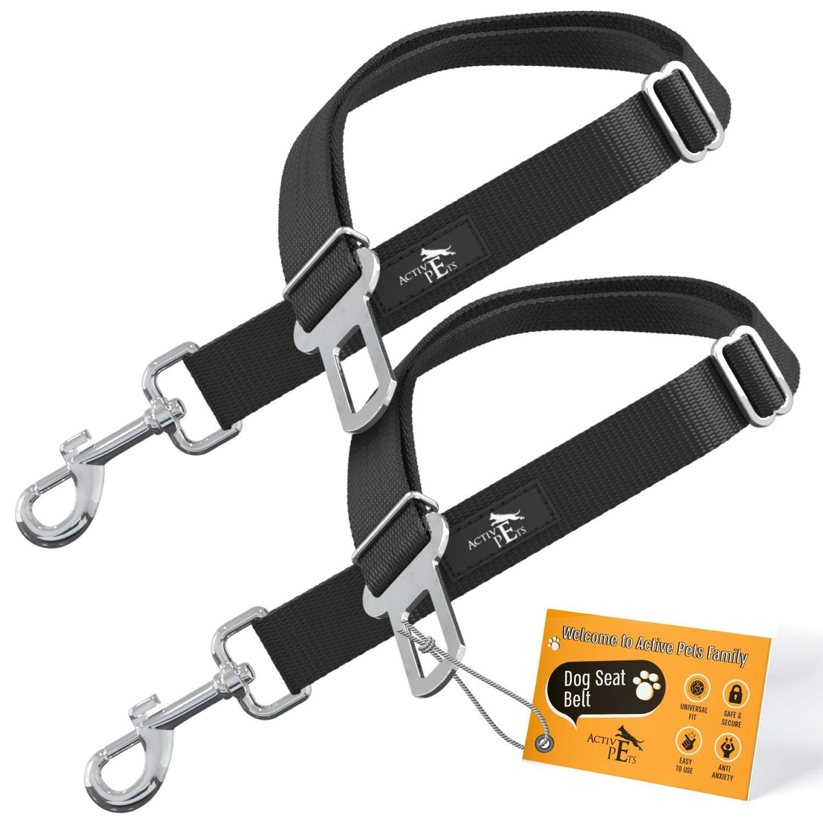 Active Pets Cinturón de seguridad para perros, práctico para viajar con tu mascota.