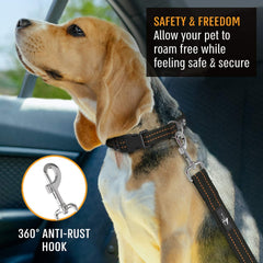 Active Pets enganche rotatorio para perro facilita movimiento en coche