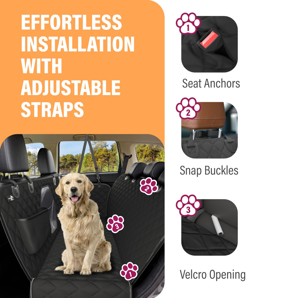 Active Pets tejido impermeable 600D Oxford facilita la limpieza y evita manchas.