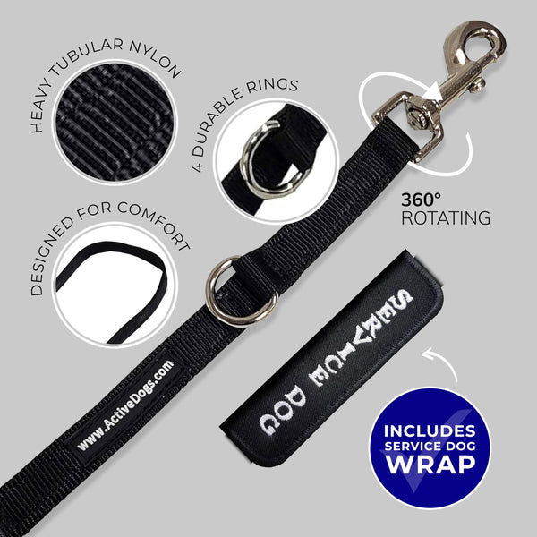 Activedogs nylon de 3/4 de pulgada resistente para uso diario