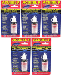 Acurel F clarificador de agua para acuarios, botella, mejora la claridad y la eficiencia del filtro.