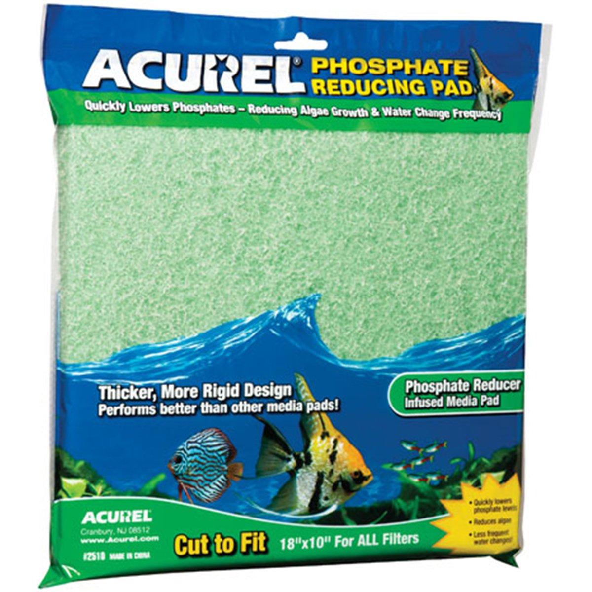 Acurel módulo de medios infusionados para reducción de fosfatos, ideal para mantener agua clara.