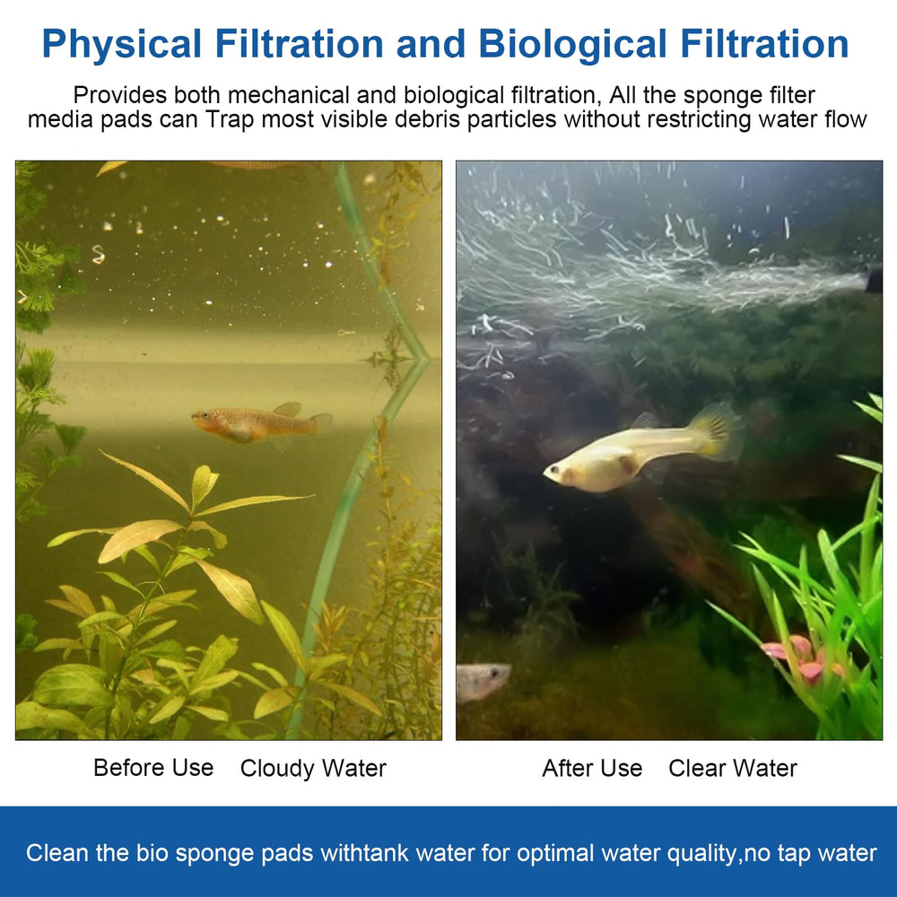 Adabuing esponjas blancas: filtración de partículas pequeñas para agua cristalina.
