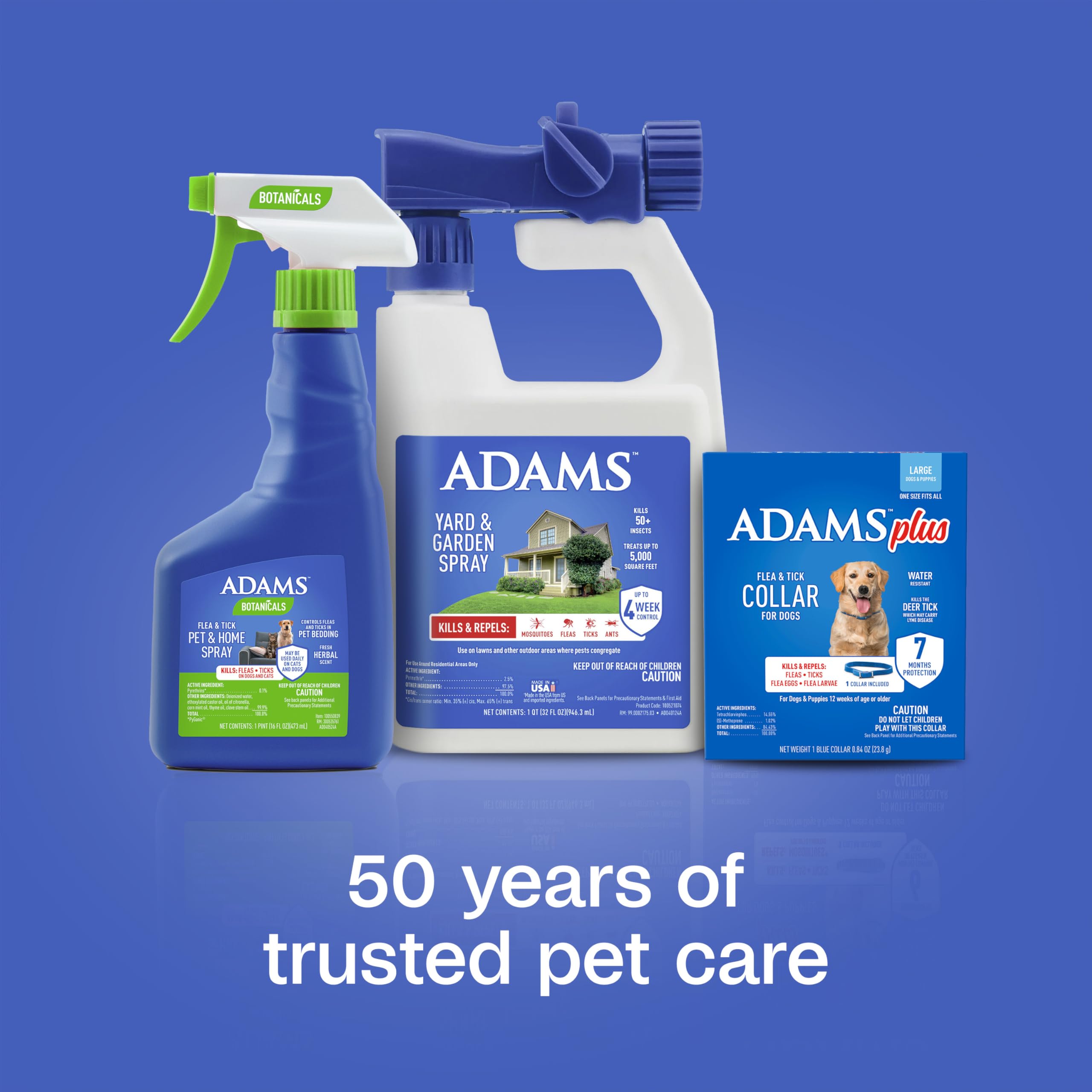 Tecnología de liberación continua de Adams Plus para el pelaje del perro