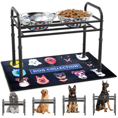 ADENGL soporte elevado para perros grandes, comodidad al comer