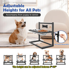 Altura ajustable en cinco niveles para adaptarse a tu perro.