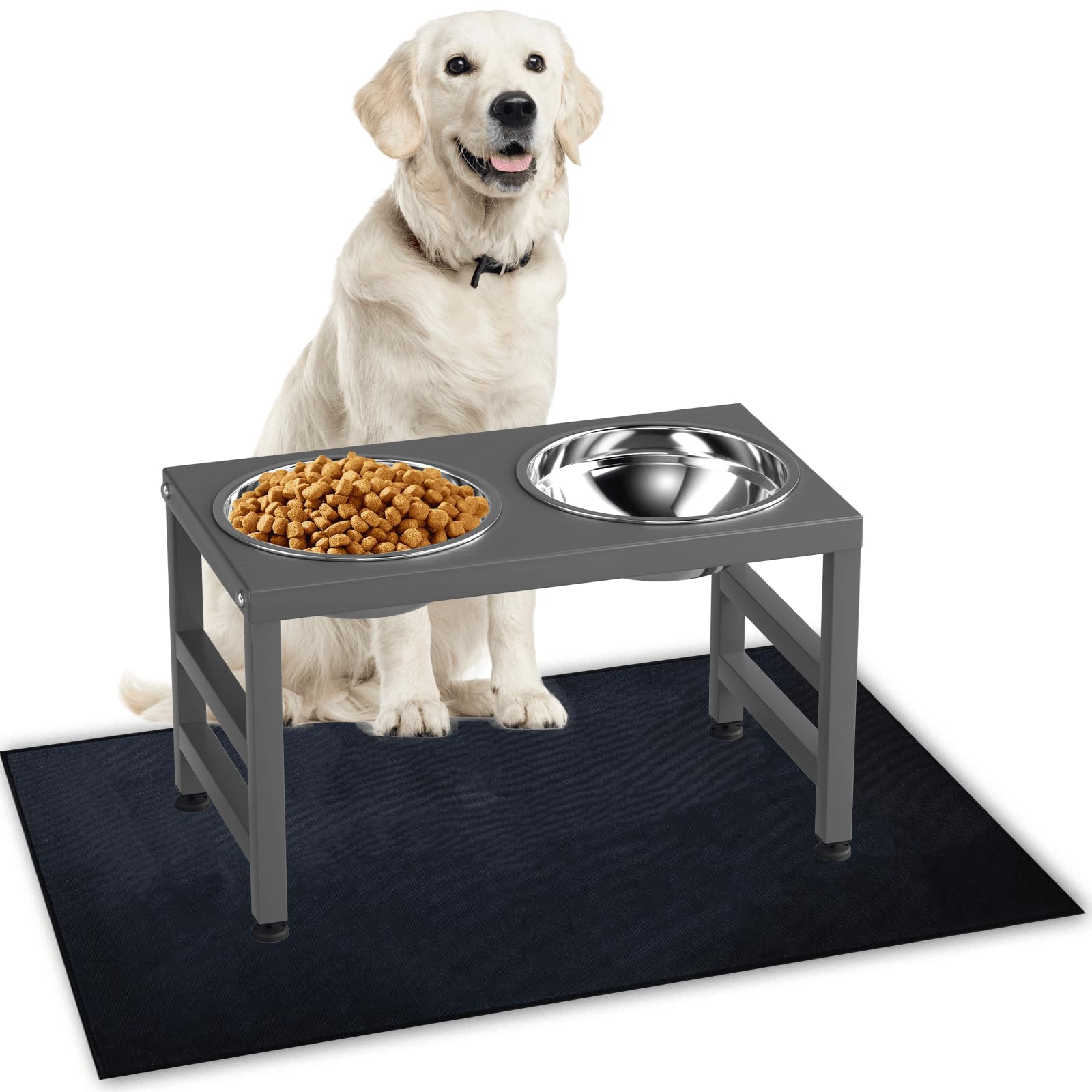 ADENGL base elevadora para perro, altura de 10 pulgadas, aumentando comodidad al comer.