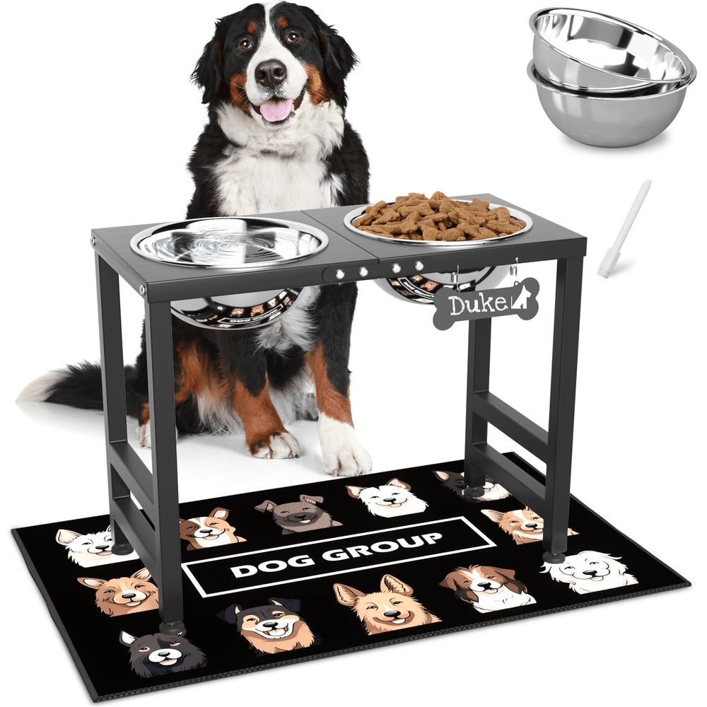 ADENGL comederos elevados para perros grandes, comodidad de altura.