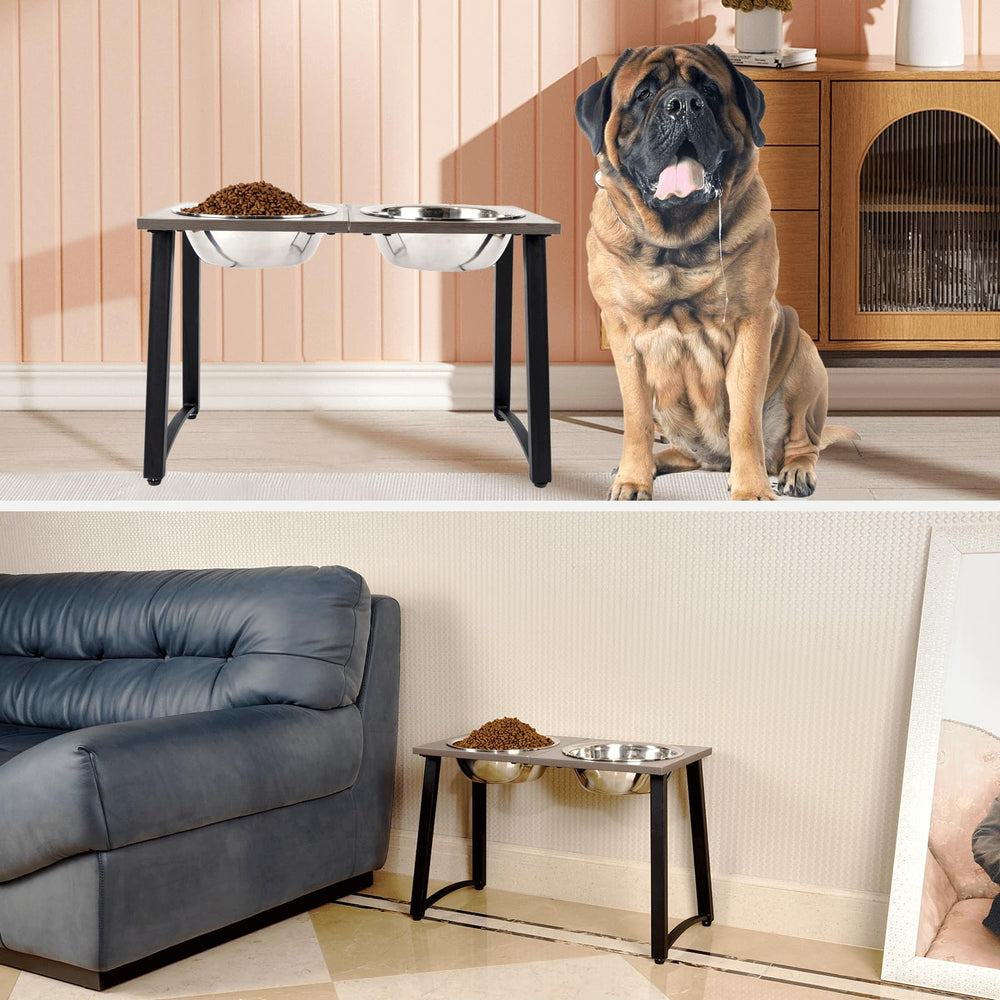 ADENGL diseño ergonómico para perros grandes facilita la hora de comer
