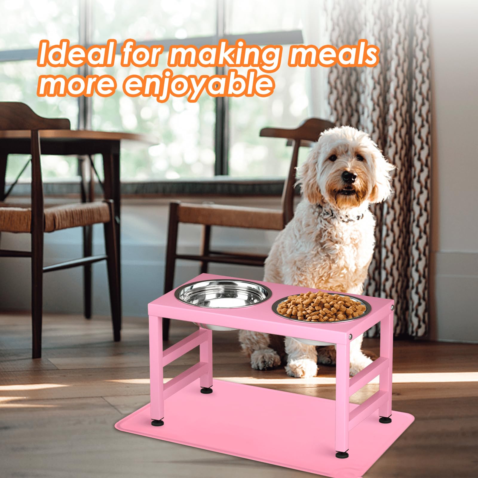 ADENGL diseño rosado para cocina combina estilo y funcionalidad