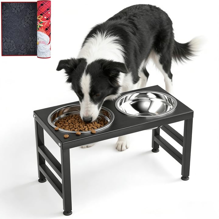 ADENGL soporte elevado para perros de 10 pulgadas para comidas más cómodas