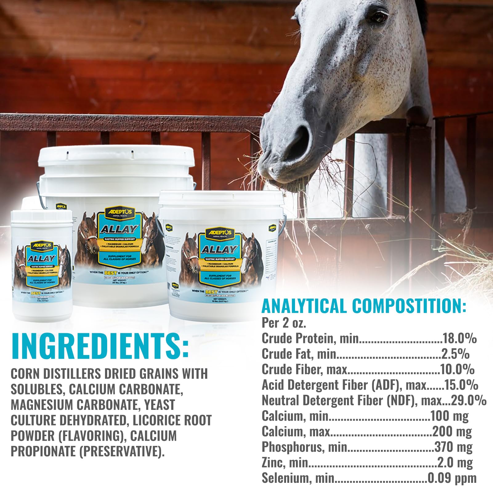 Adeptus Nutrition Allay sabor a regaliz para aceptación.