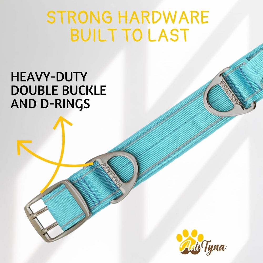 ADITYNA collar ideal para caminatas nocturnas gracias a su visibilidad y durabilidad.