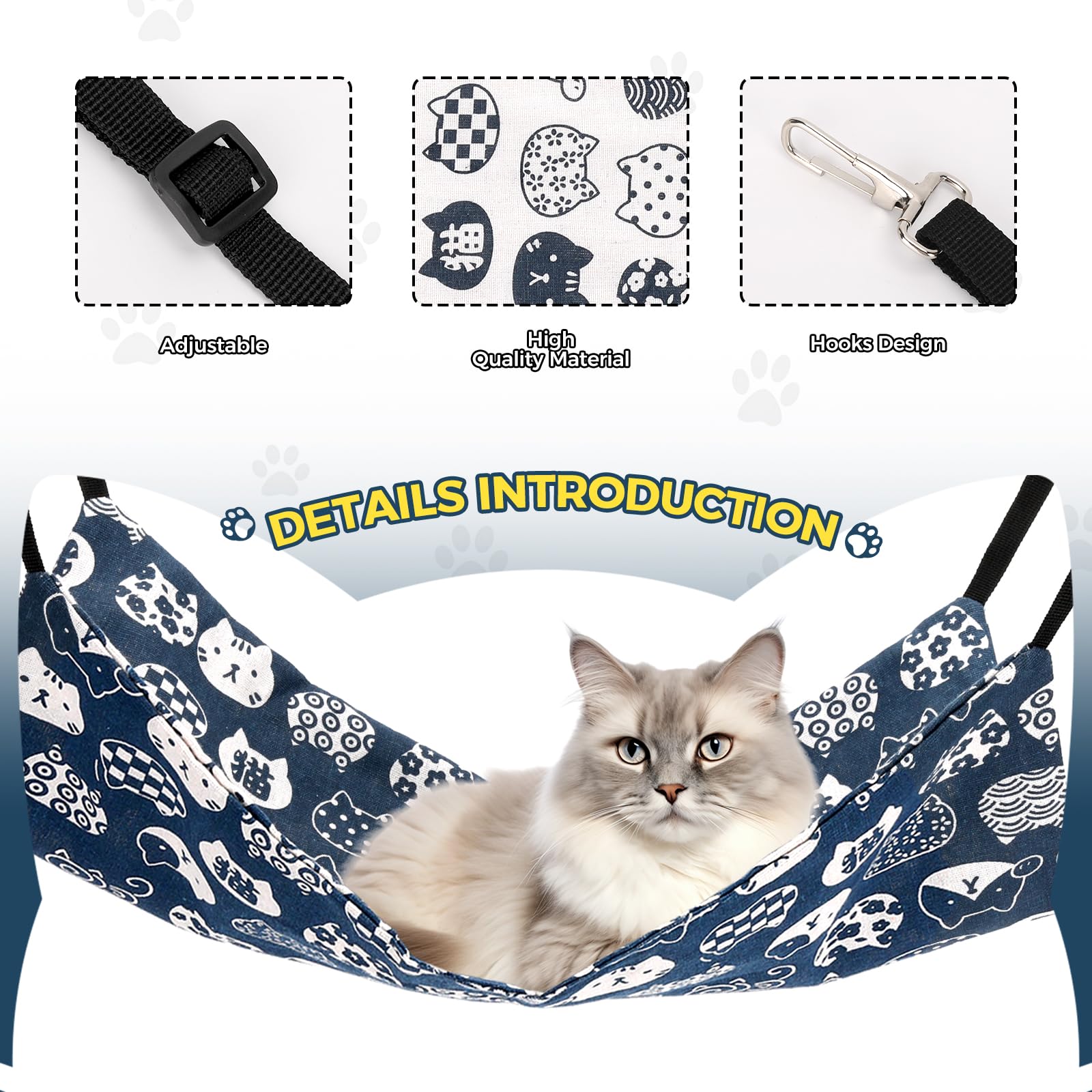 Admaison hamaca doble lado lino-peluche: ideal para usar en cualquier estación.
