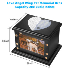 ADMLC urna de madera de calidad con textura natural para un recuerdo duradero.