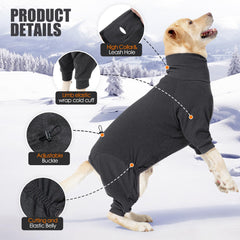 ADNIKIA pijama para perro de 4 patas, protege contra el frío.