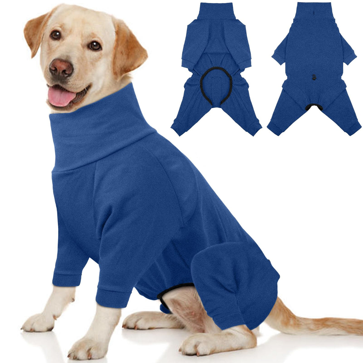 ADNIKIA Pijama para perros con diseño de cuerpo completo, para mayor calidez en invierno