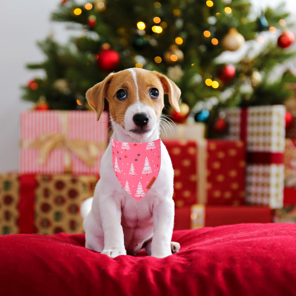 ADOGGYGO bandana ajustable de cuello, ajuste cómodo para perros pequeños.