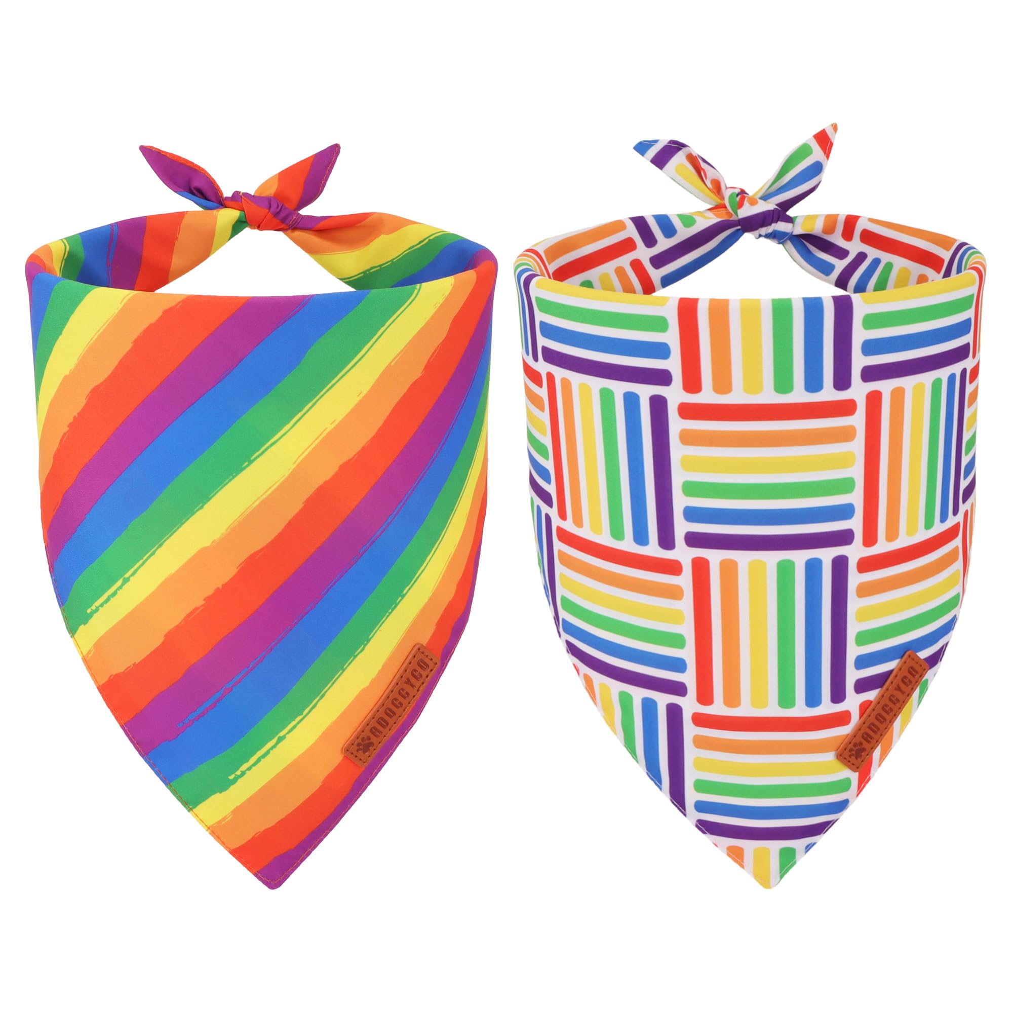 Bandana arcoíris ADOGGYGO para perro, perfecto para ocasiones festivas
