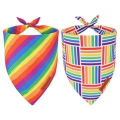 Bandana arcoíris ADOGGYGO para perro, perfecto para ocasiones festivas
