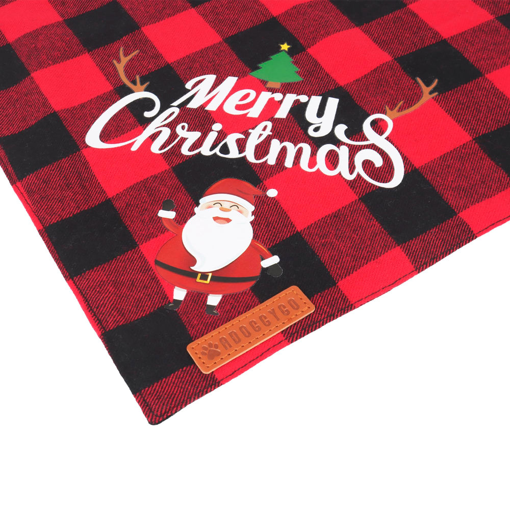 ADOGGYGO bandana de diseño clásico navidad para mascotas en celebraciones.