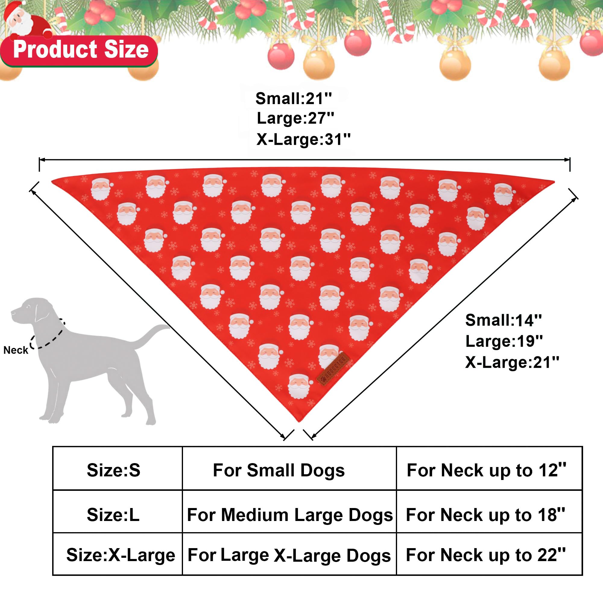ADOGGYGO Bandana de doble capa, tela resistente para aventuras festivas.