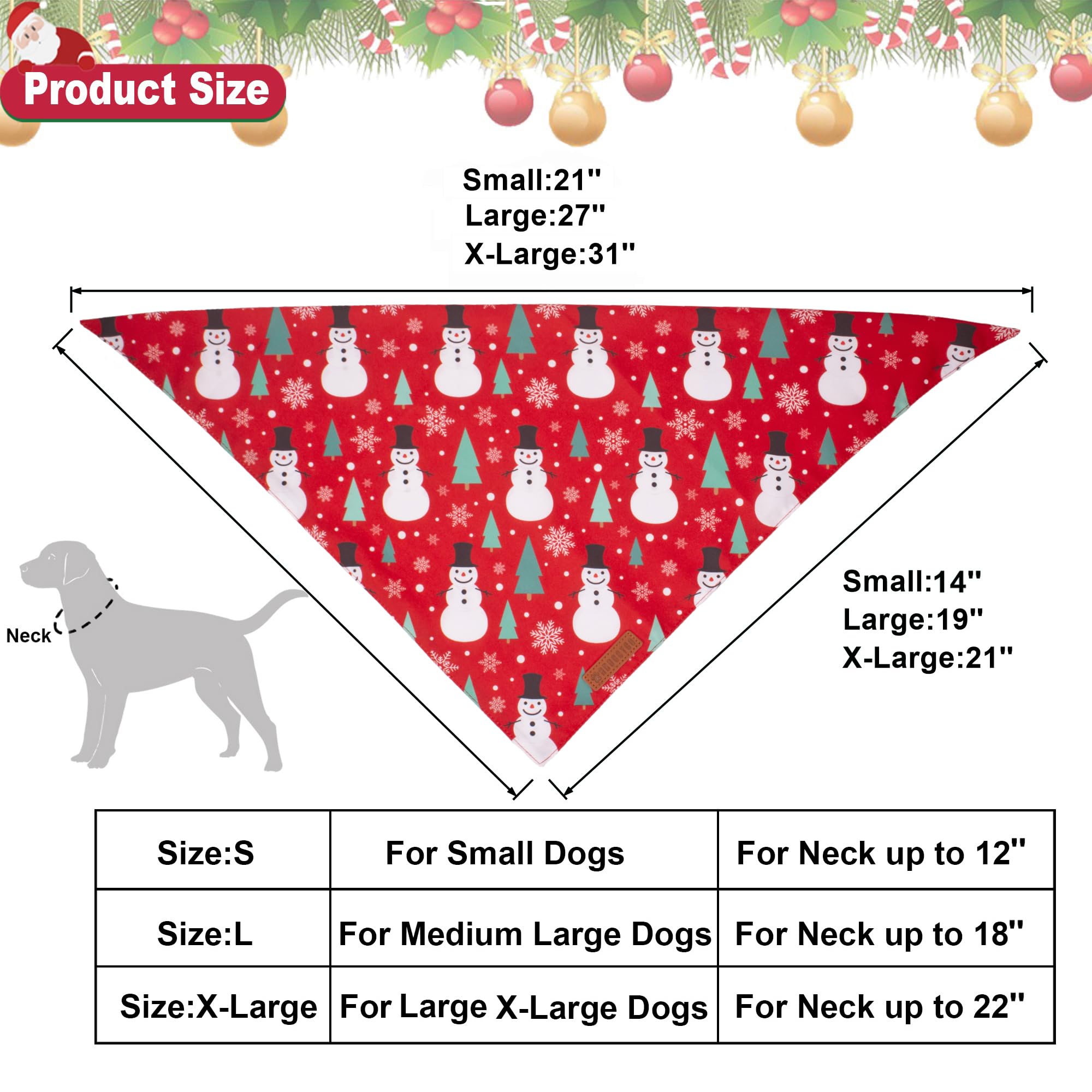 ADOGGYGO bandana navidad perro dulces, aporta color y estilo