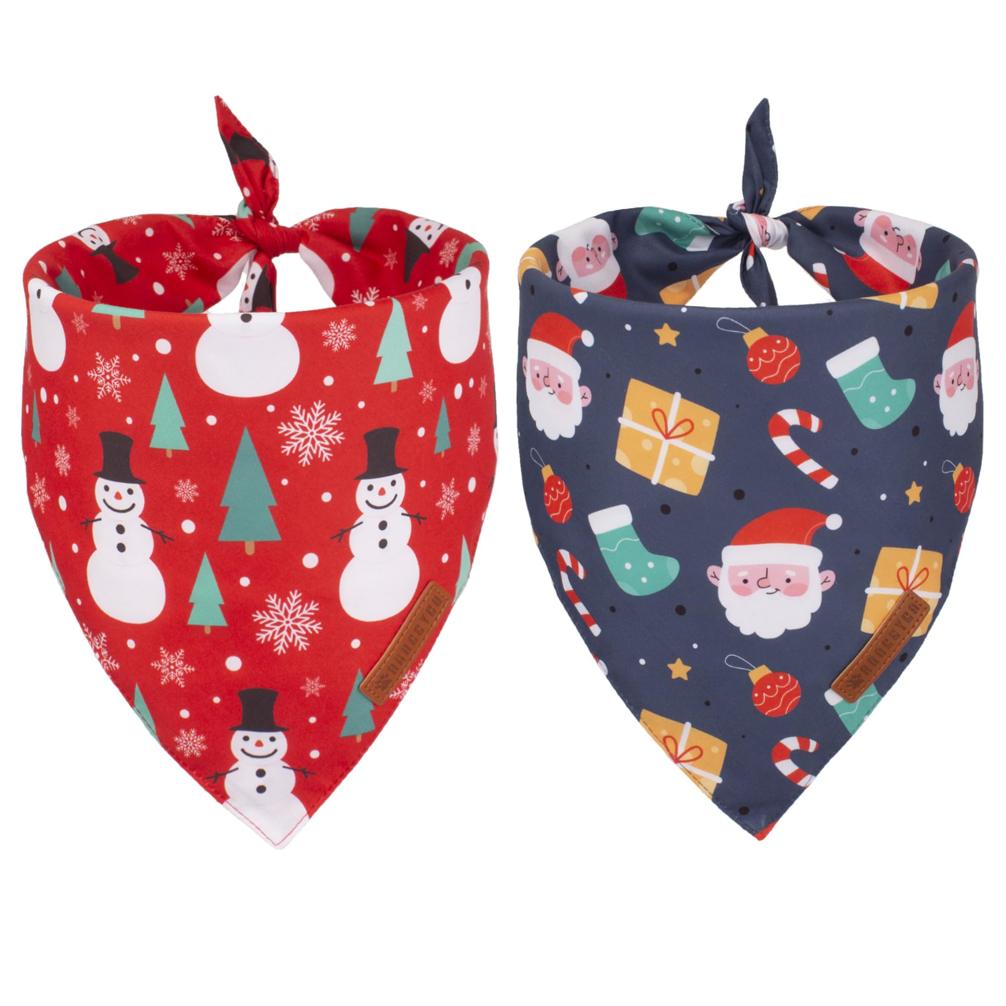 ADOGGYGO bandana navidad perro Santa, ideal para fotos festivas