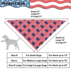 ADOGGYGO bandana para cuatro de julio, perfecto para fiestas y celebraciones.