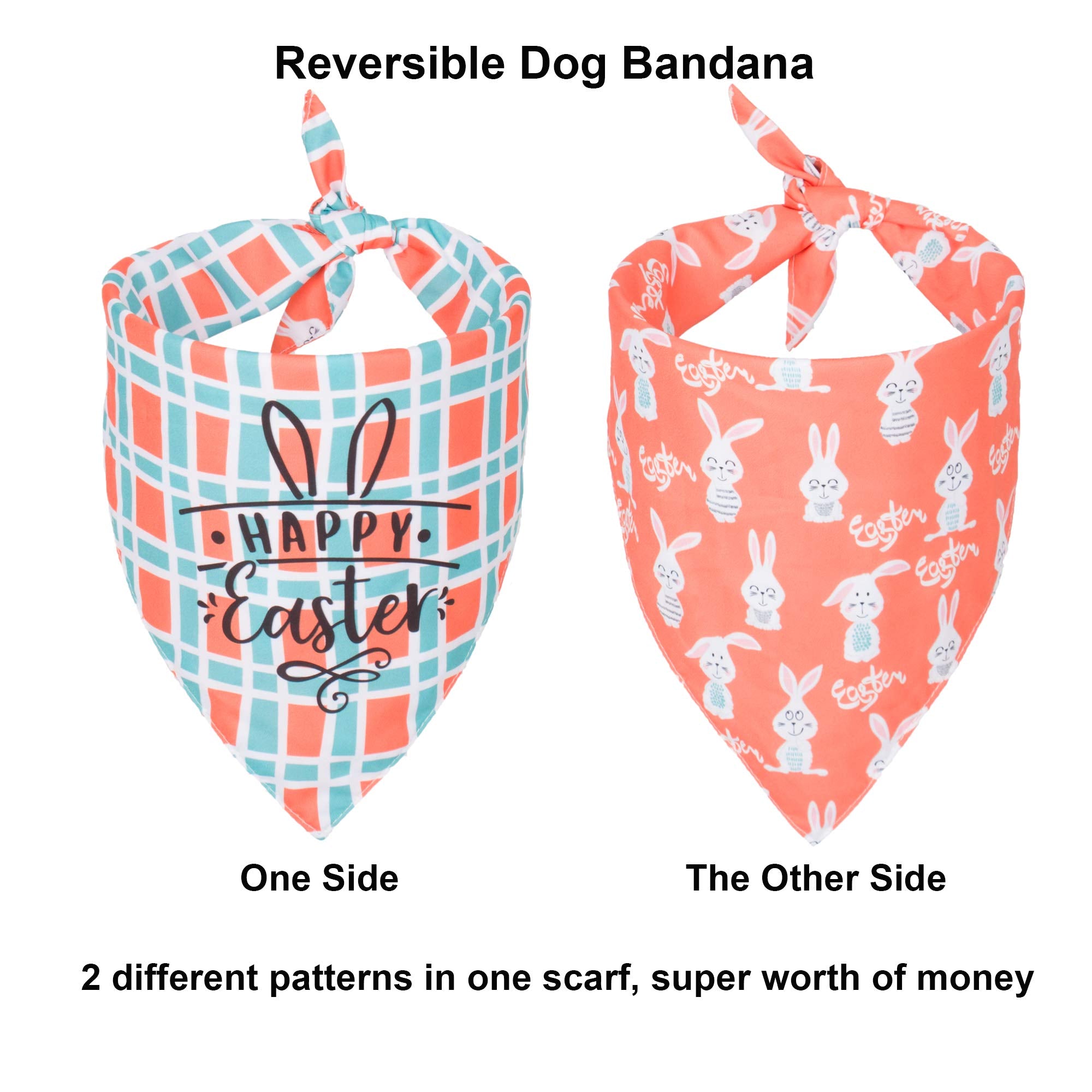 ADOGGYGO Bandana Pascua Doble Cara: dos looks en una prenda.