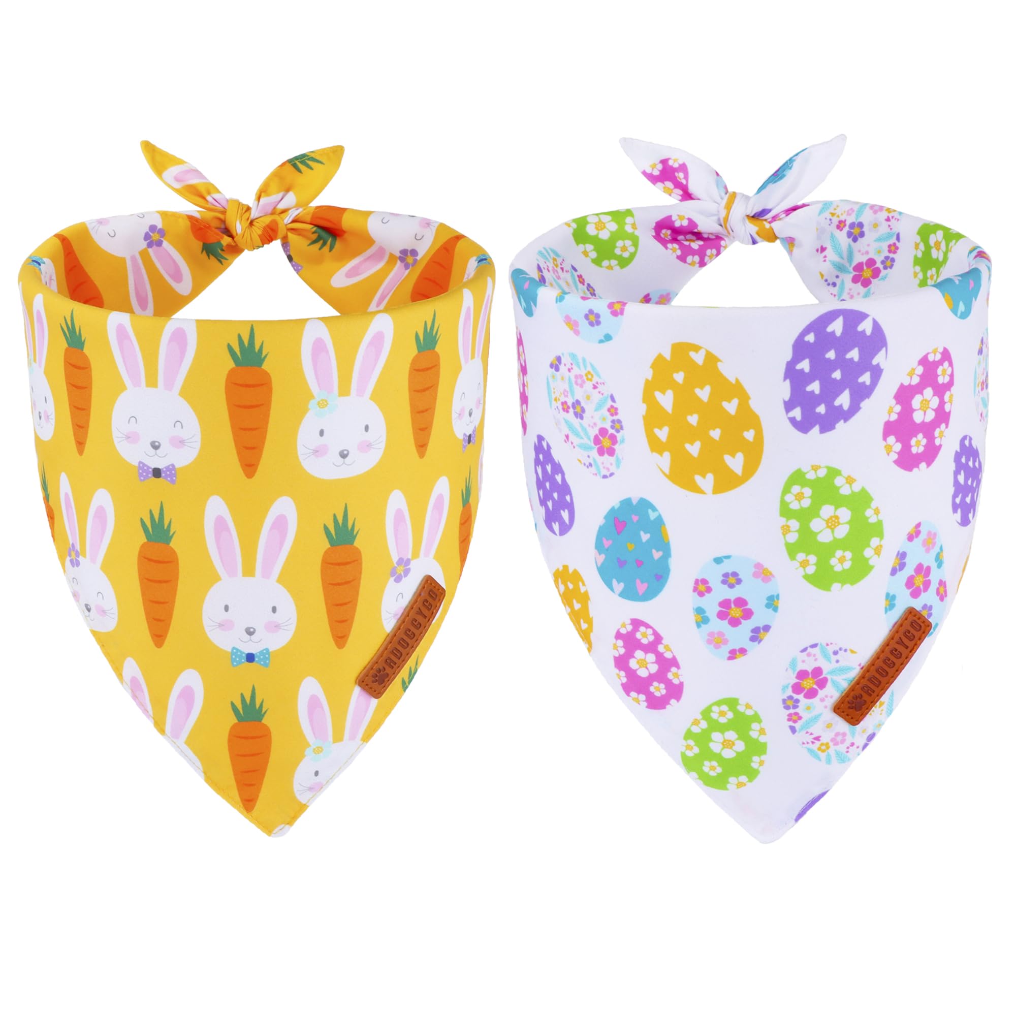 ADOGGYGO Bandana de Pascua para perro: estilo festivo para sesiones de fotos.