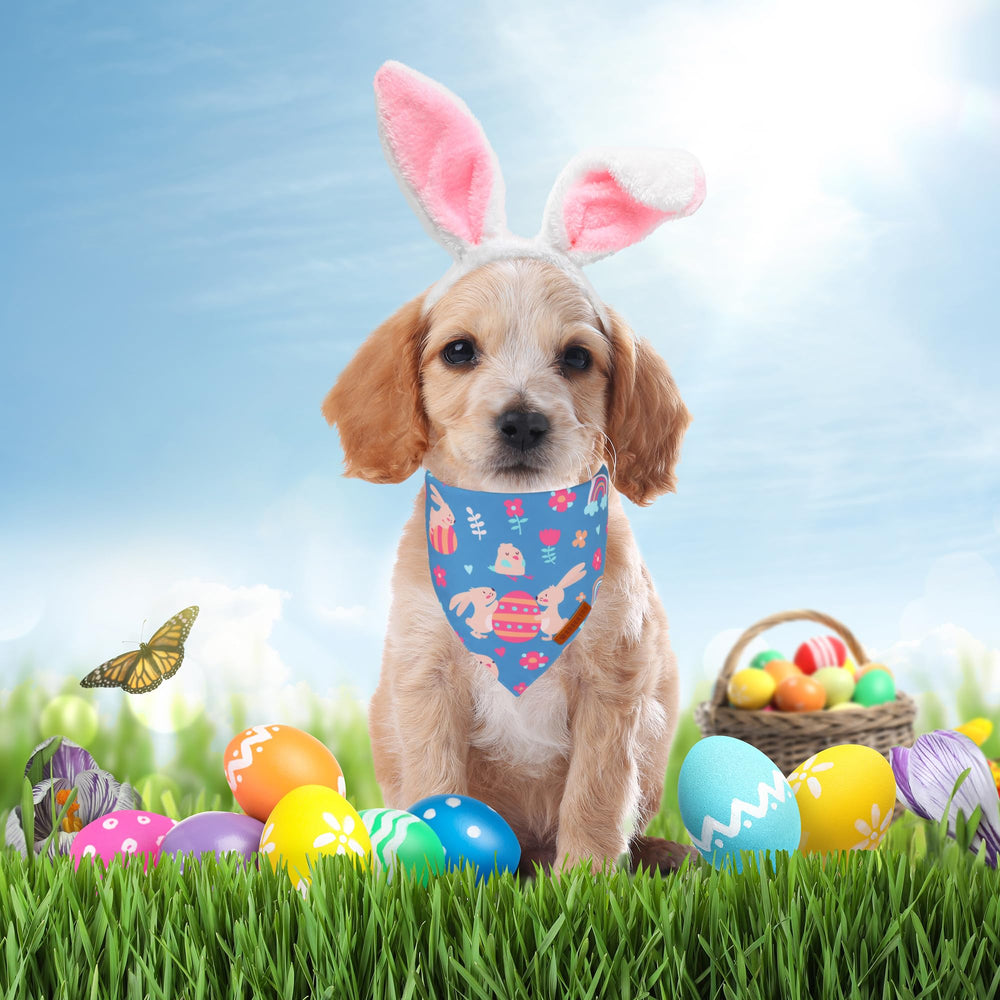 ADOGGYGO Bandana de Pascua de varios tamaños, se adapta a diferentes cuellos.