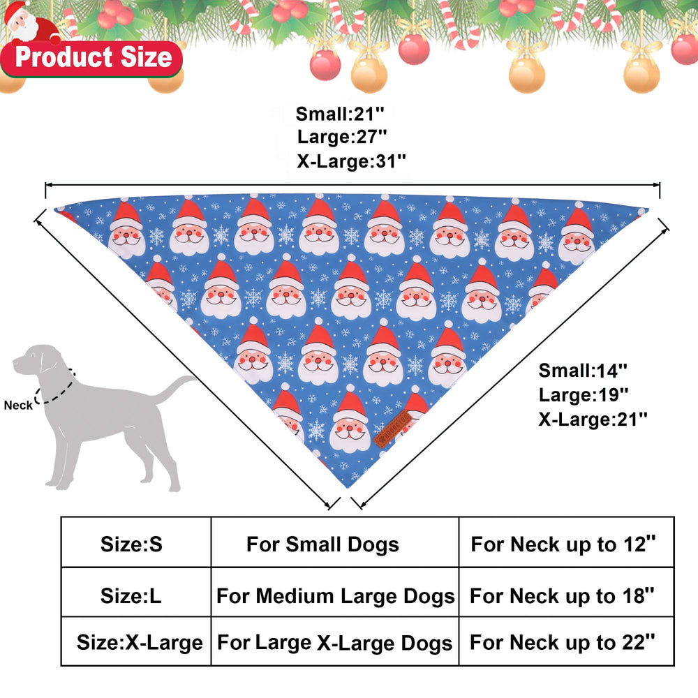ADOGGYGO bandana ajustable para perros medianos y grandes, talla adaptable.