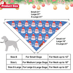ADOGGYGO bandana ajustable para perros medianos y grandes, talla adaptable.